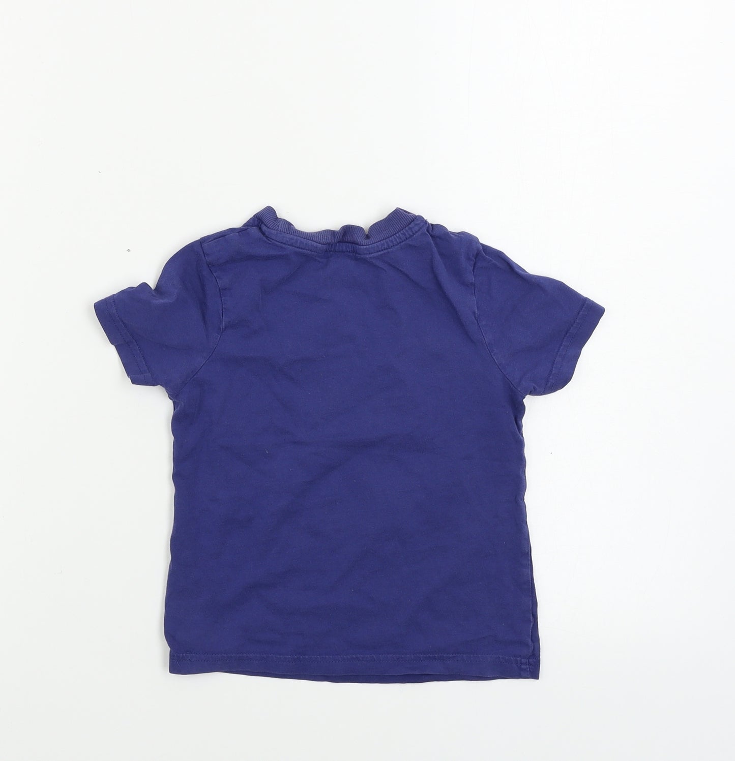 George  Boys Blue   Basic T-Shirt Size 3-4 Years