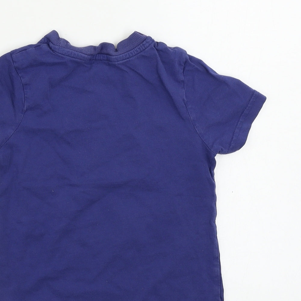 George  Boys Blue   Basic T-Shirt Size 3-4 Years