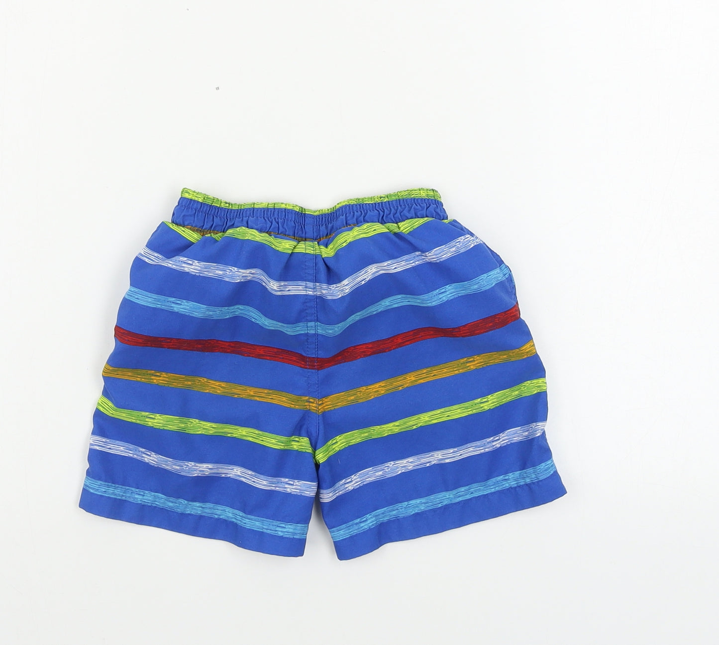 Ocean Pacific  Boys Blue Striped  Bermuda Shorts Size 2-3 Years