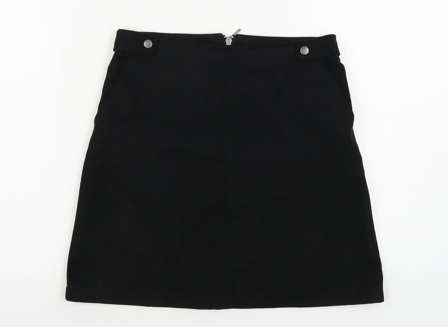 Oasis  Womens Black   A-Line Skirt Size 10
