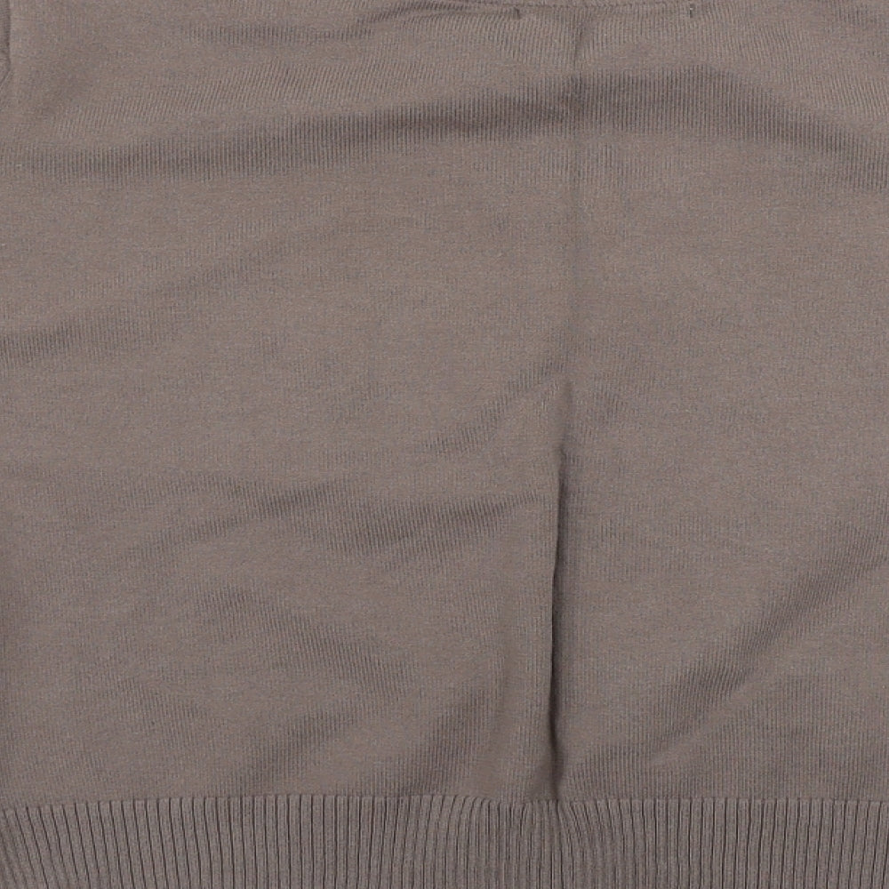 M&Co Womens Brown   Cardigan Jumper Size M