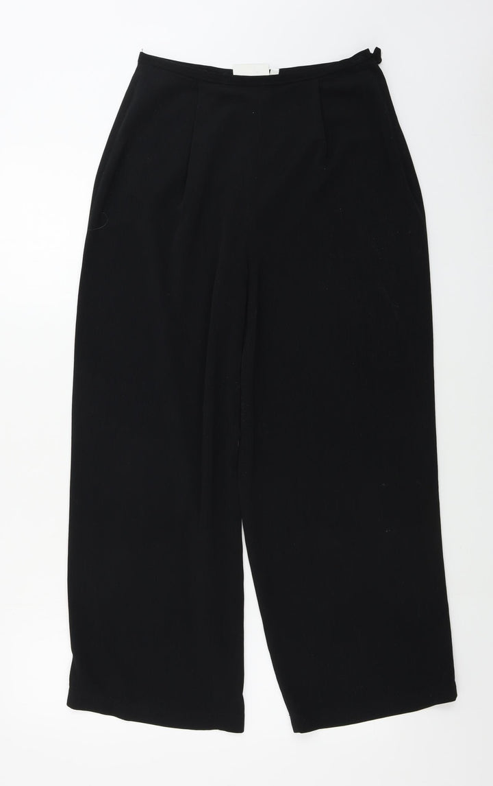 BHS  Womens Black   Trousers  Size 12 L27 in