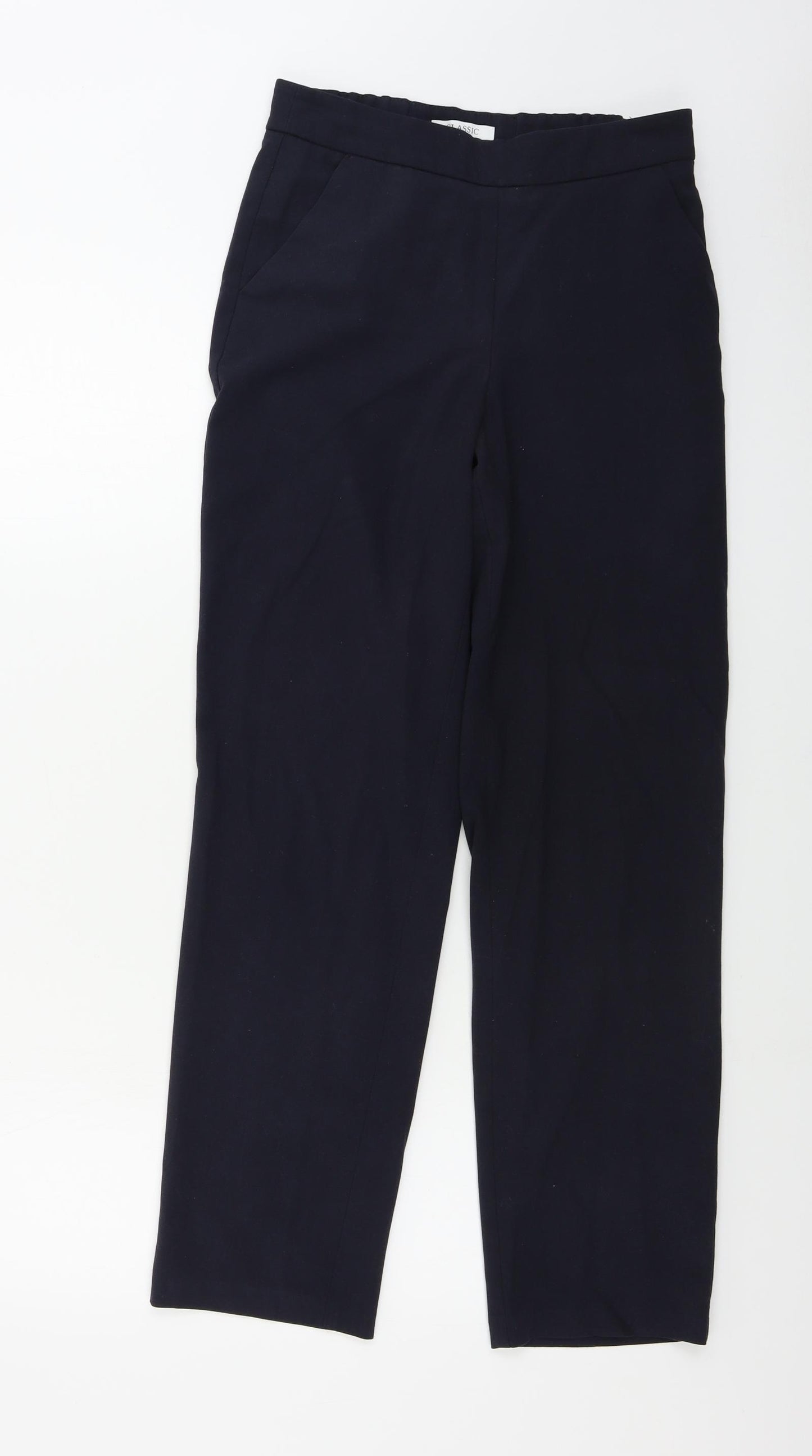 Marks and Spencer  Womens Blue   Trousers  Size 6 L28 in