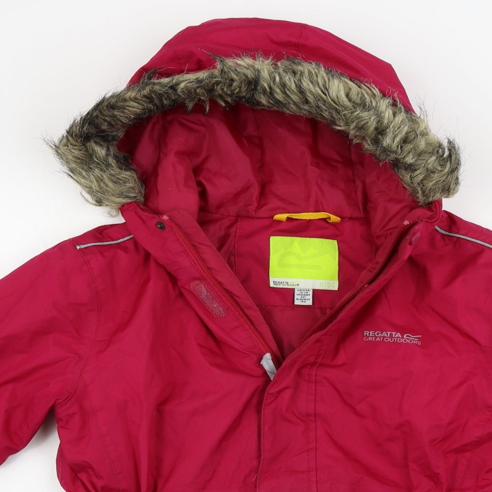 Regatta Girls Pink   Jacket Coat Size 13-14 Years
