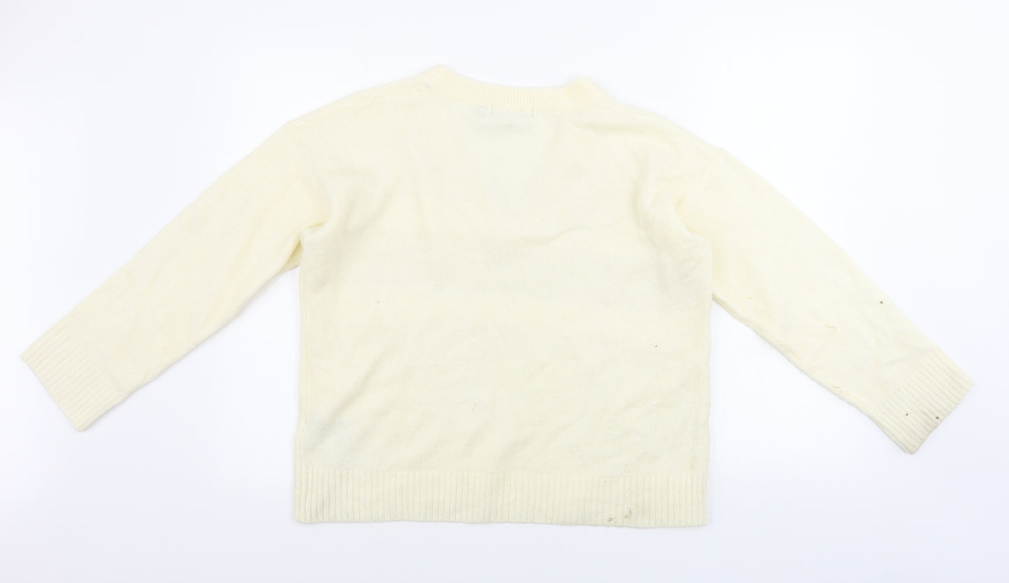 Brave Soul  Womens Beige   Pullover Jumper Size S