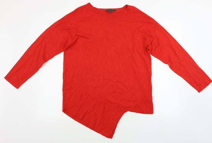Bonmarché  Womens Red   Pullover Jumper Size 12