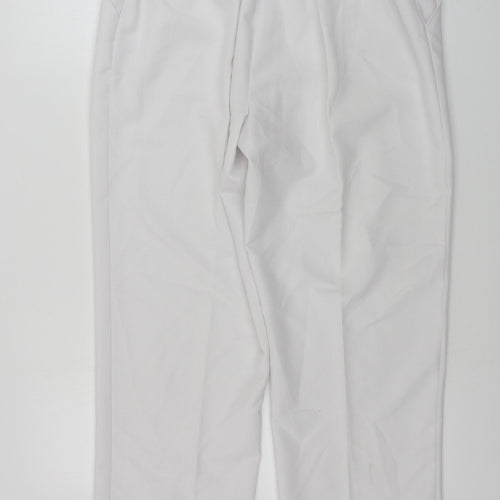 BASSINI  Womens White   Trousers  Size 32 in L26 in