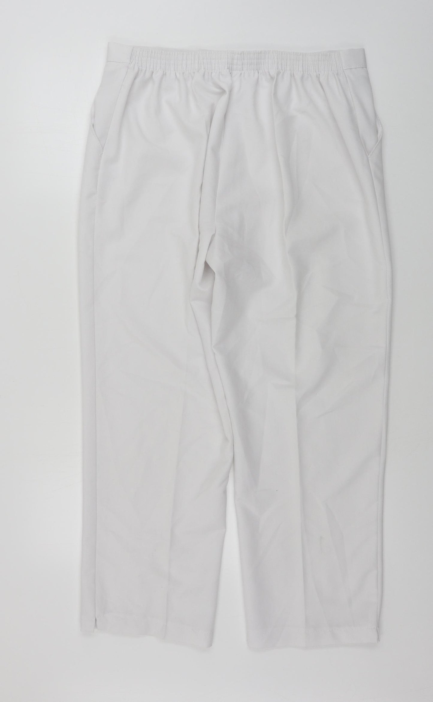 BASSINI  Womens White   Trousers  Size 32 in L26 in