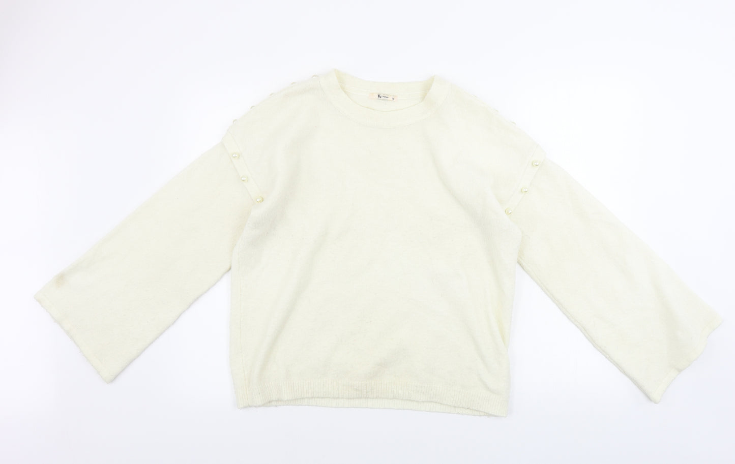 TU Womens Ivory   Pullover Jumper Size 14