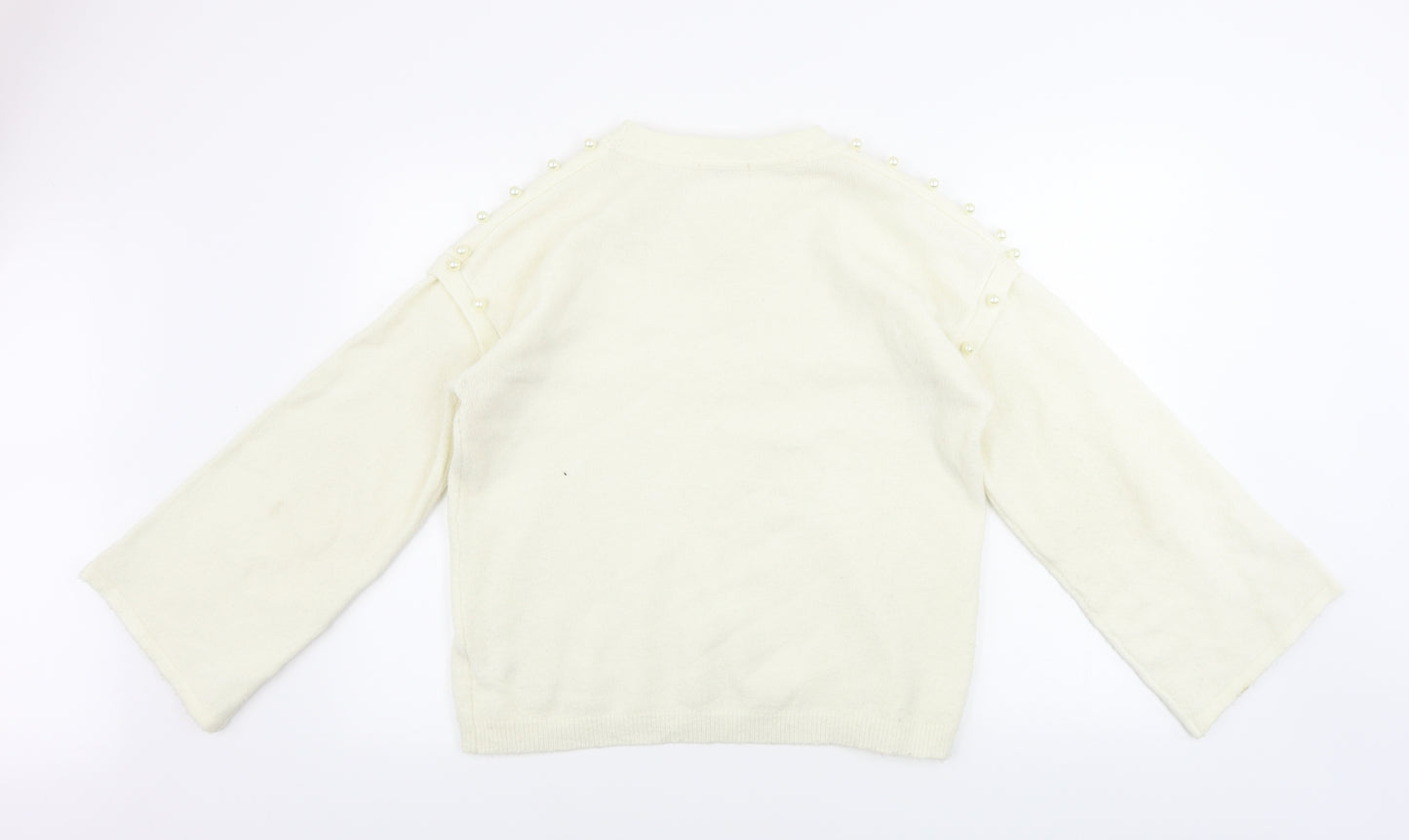 TU Womens Ivory   Pullover Jumper Size 14