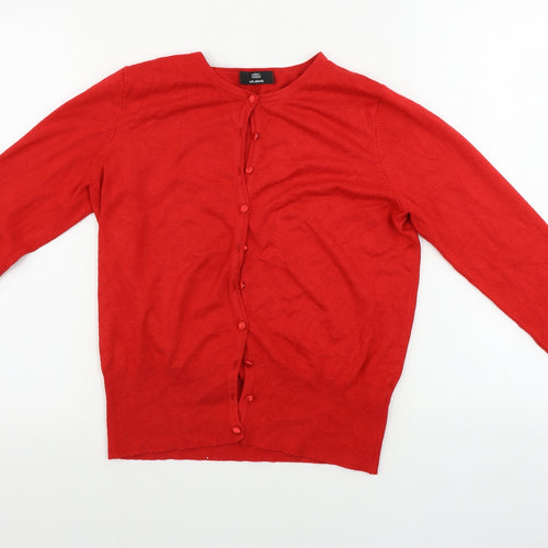 Marks and Spencer  Womens Red   Cardigan Jumper Size 14