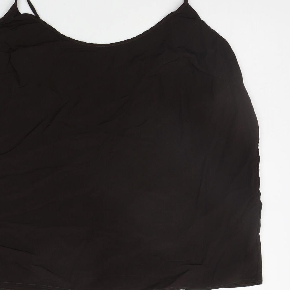 Marks and Spencer Womens Brown   Basic Tank Size 14
