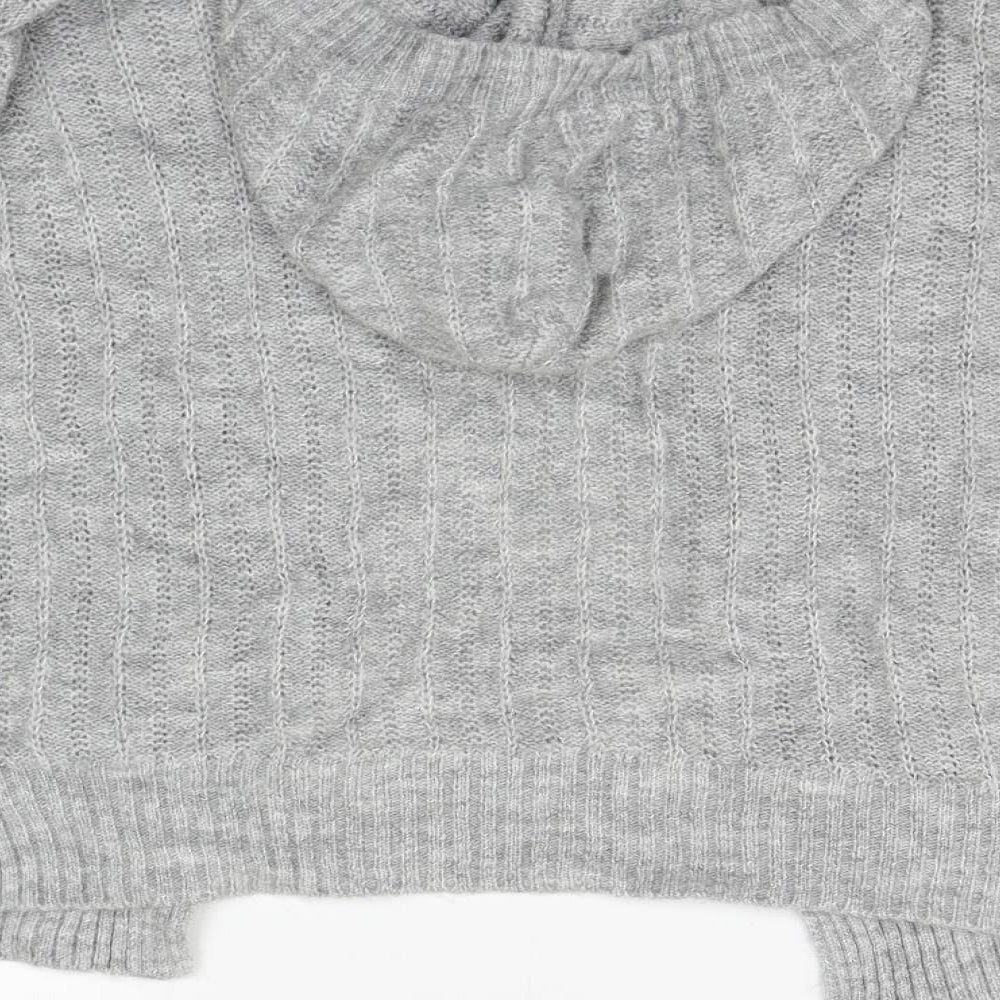 Select Womens Grey   Cardigan Jumper Size L