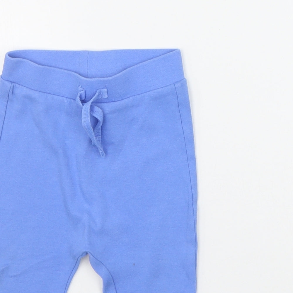George Baby Blue   Jogger Leggings Size 12-18 Months  - Elasticated Waist