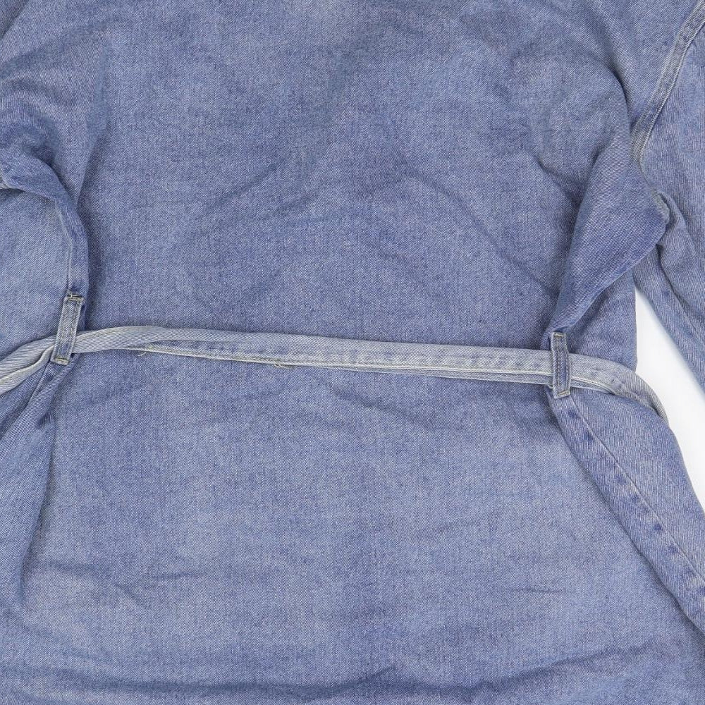 In the Style Womens Blue   Jacket Coat Size 8