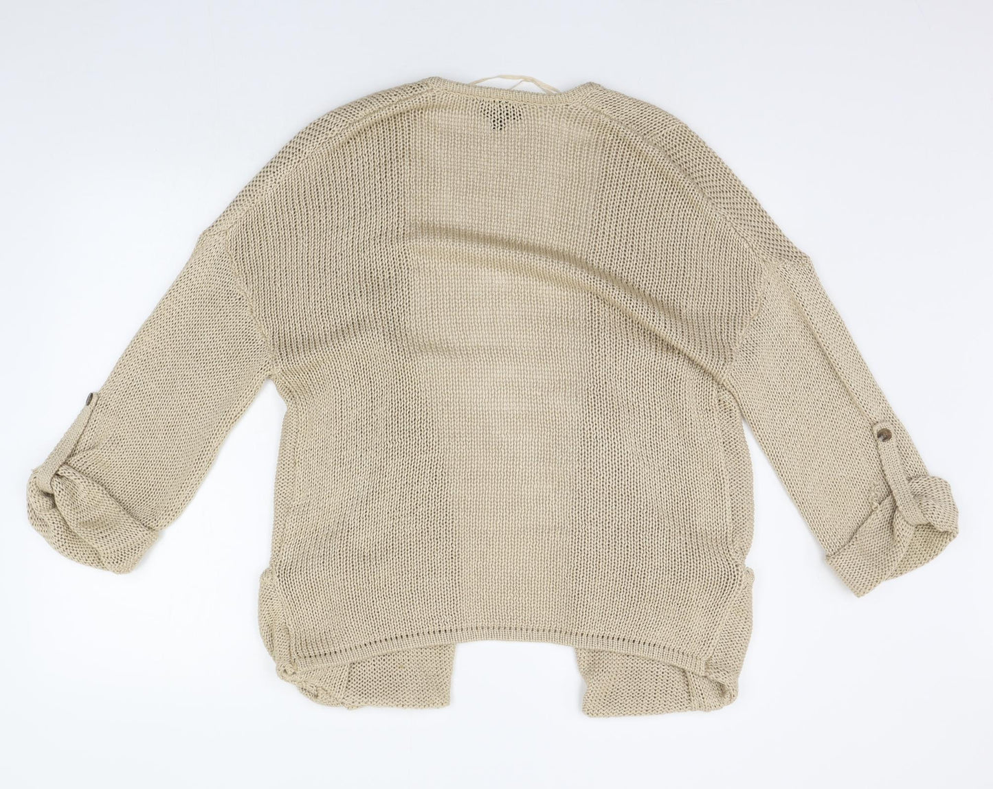 Topshop Womens Beige   Cardigan Jumper Size 10