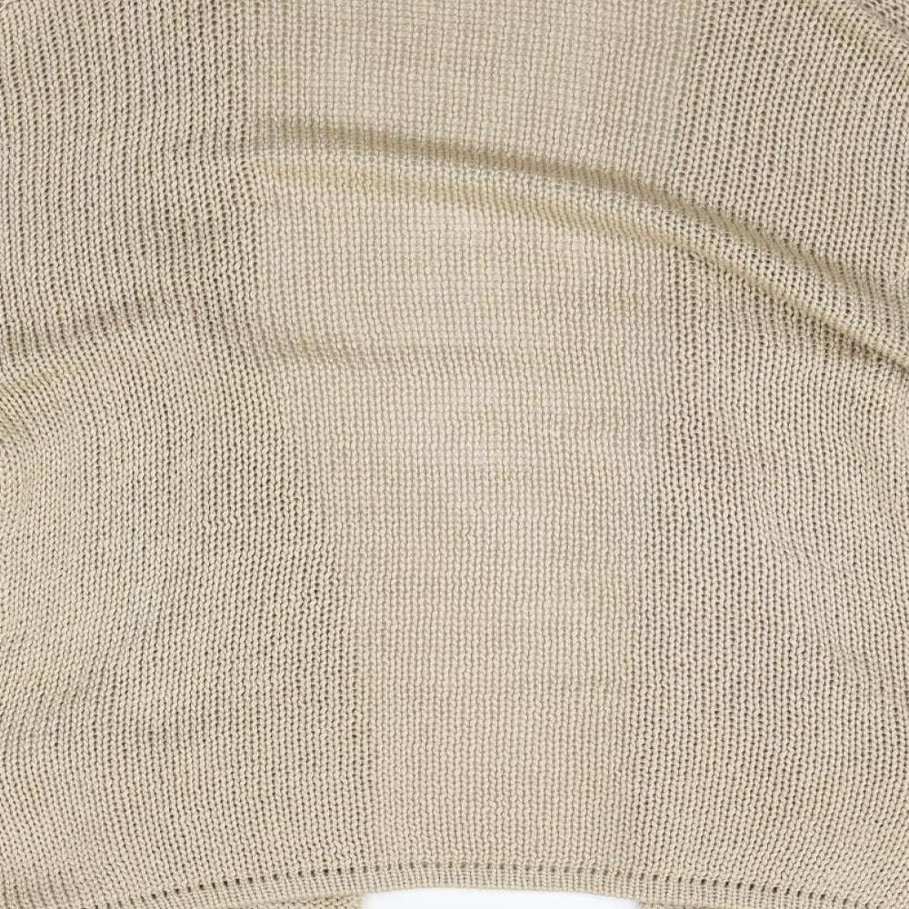 Topshop Womens Beige   Cardigan Jumper Size 10