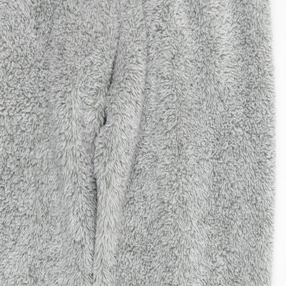 Marks and Spencer Womens Grey Solid  Top Pyjama Pants Size 14  - Elasticated Waist