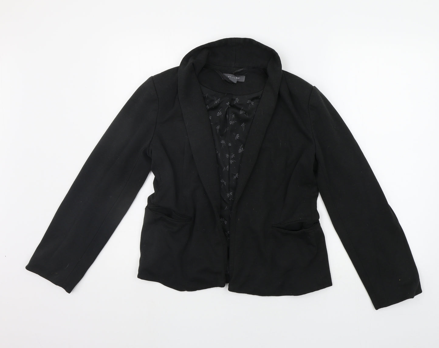 Primark Womens Black   Jacket Blazer Size 12