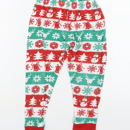 b&M Girls Green Geometric  Top Pyjama Pants Size 3-4 Years  - Elasticated Waist