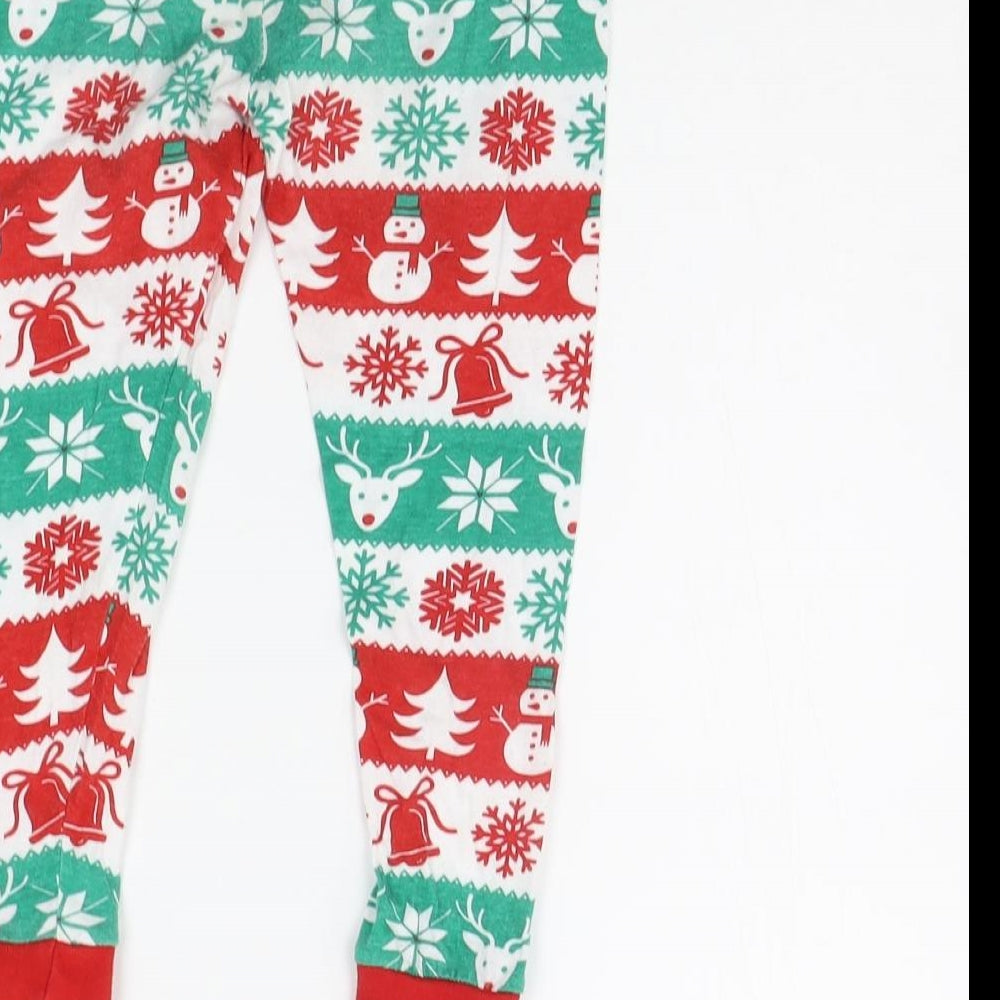 b&M Girls Green Geometric  Top Pyjama Pants Size 3-4 Years  - Elasticated Waist