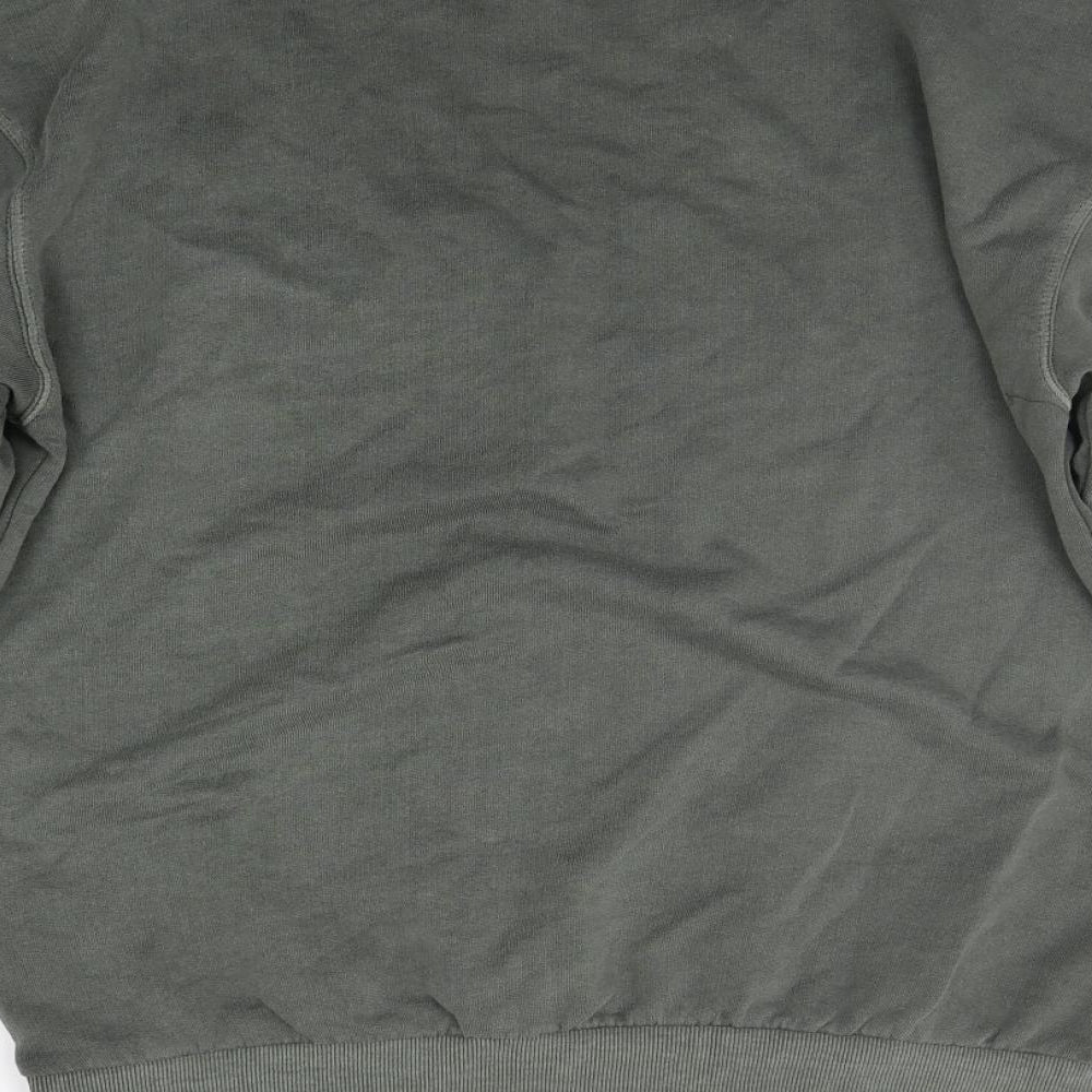 Divided Mens Grey Houndstooth  Pullover Jumper Size S