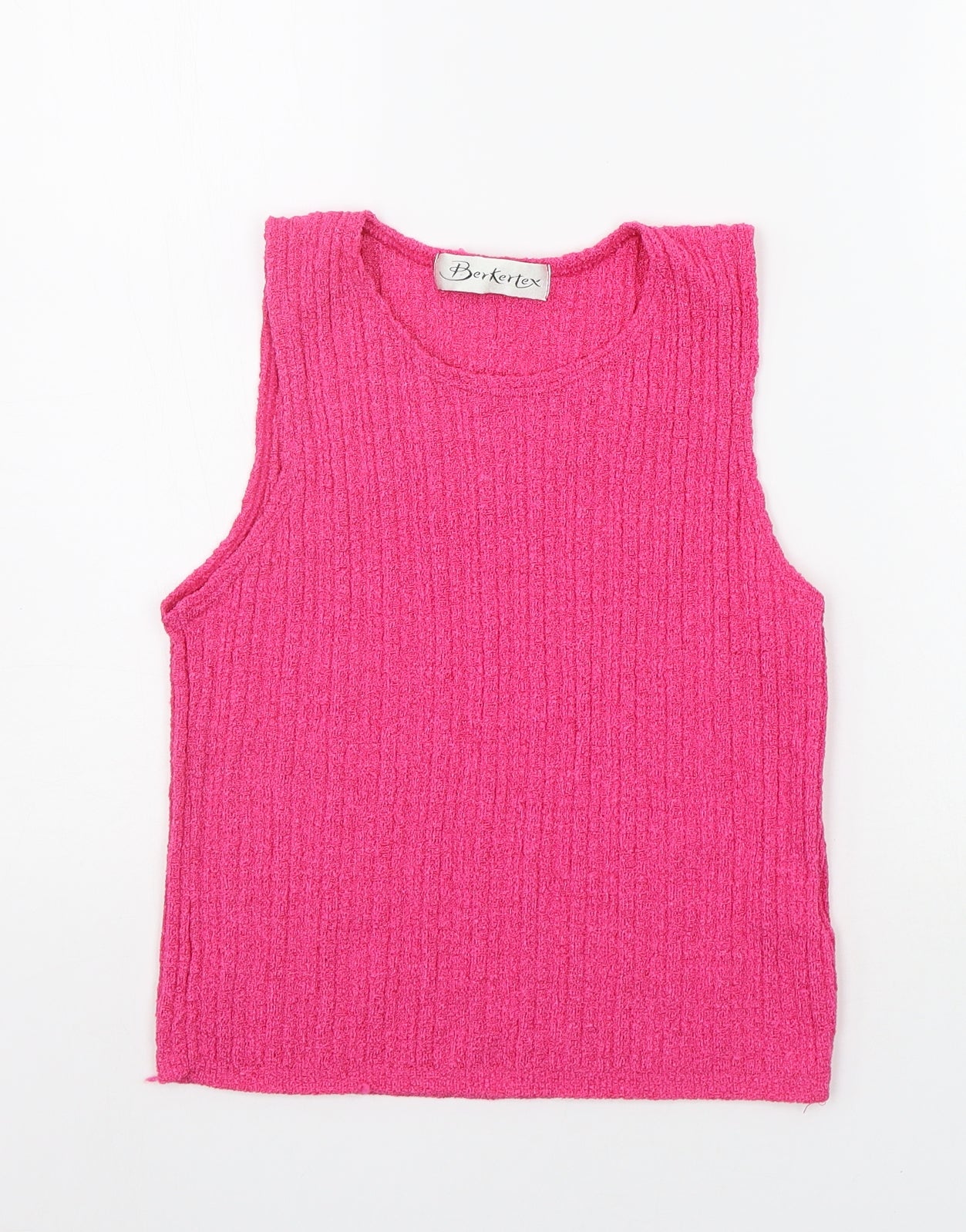 Berkertex Womens Pink   Basic Tank Size 14