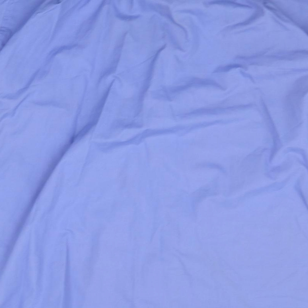 George Mens Blue    Button-Up Size 16