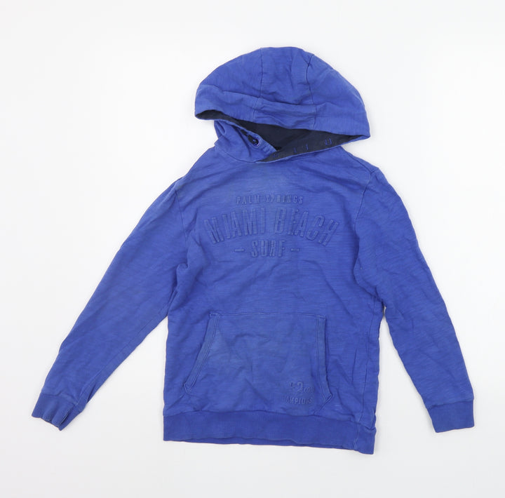 George Boys Blue Pullover Hoodie Size 7-8 Years