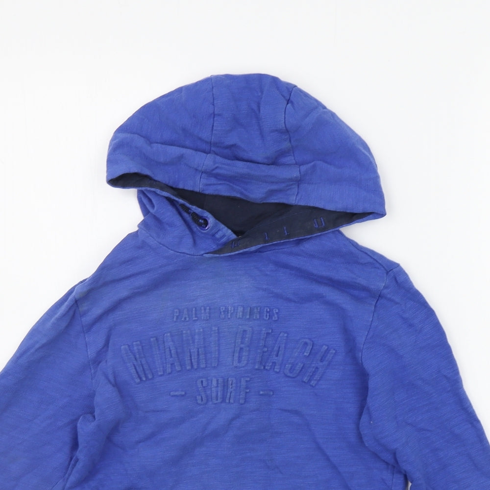 George Boys Blue   Pullover Hoodie Size 7-8 Years