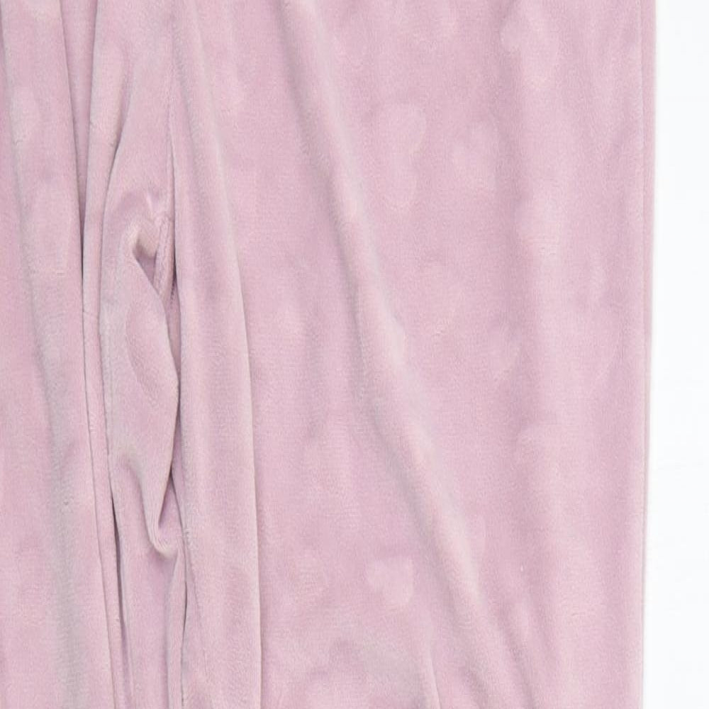 George Womens Pink Solid  Top Pyjama Pants Size 10  - Elasticated Waist