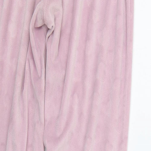 George Womens Pink Solid  Top Pyjama Pants Size 10  - Elasticated Waist