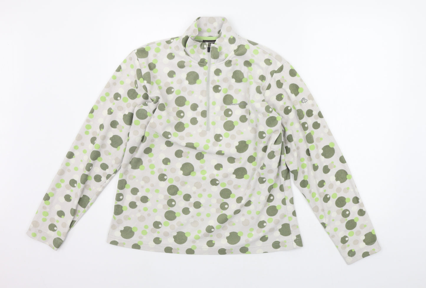 Craghoppers Womens Beige Polka Dot  Pullover Jumper Size 14