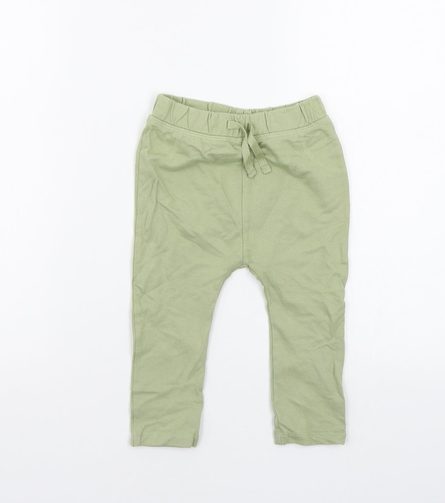 NEXT Boys Green   Jogger Trousers Size 12-18 Months  - Elasticated Waist