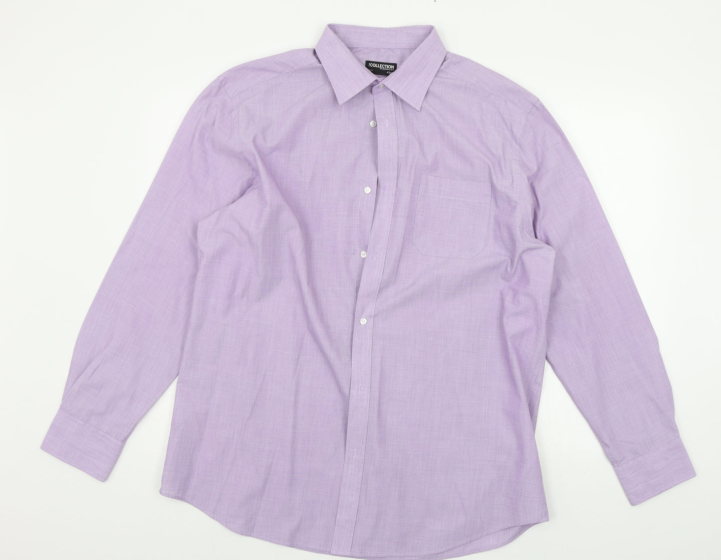Debenhams Mens Purple    Button-Up Size 17