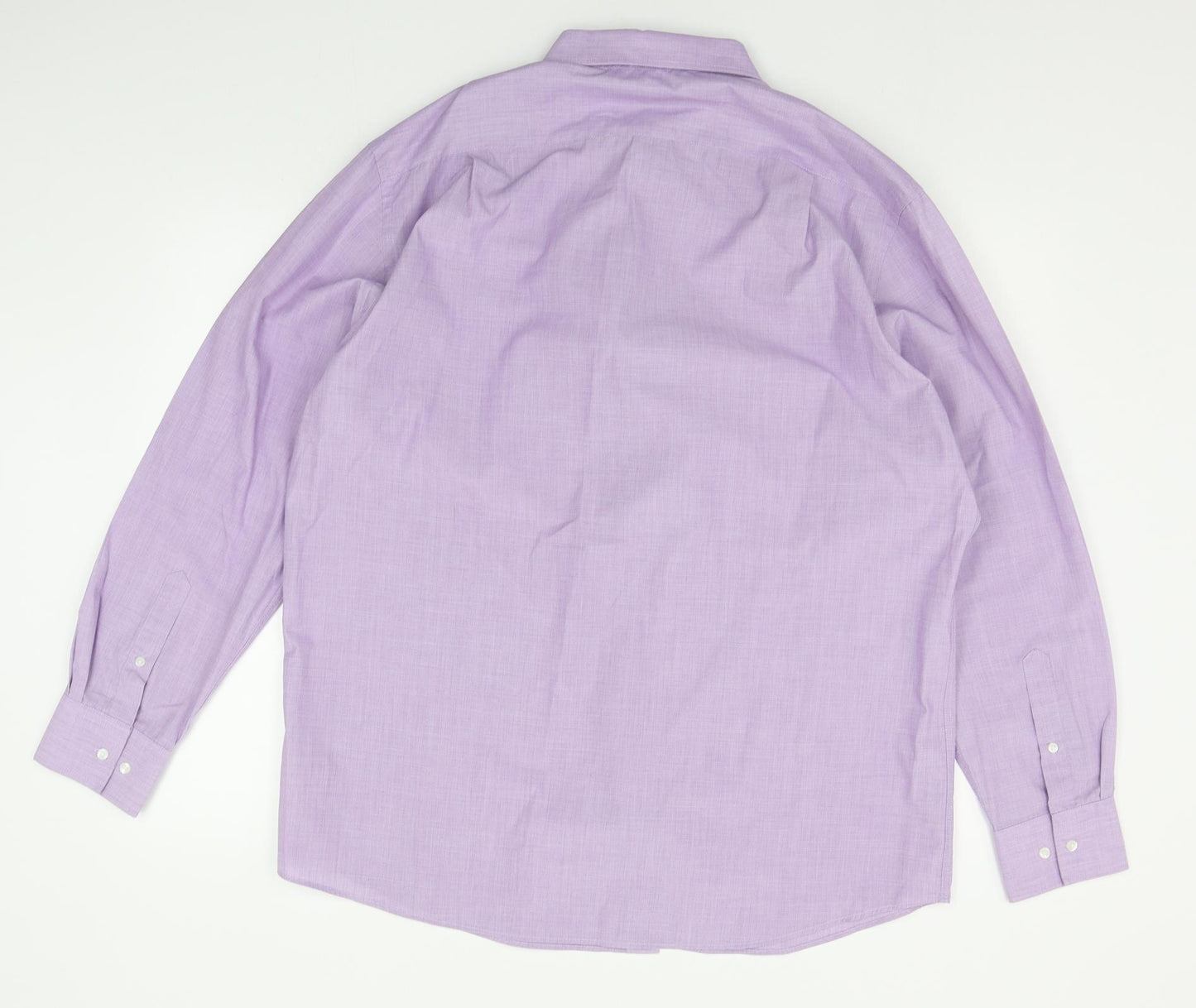 Debenhams Mens Purple    Button-Up Size 17