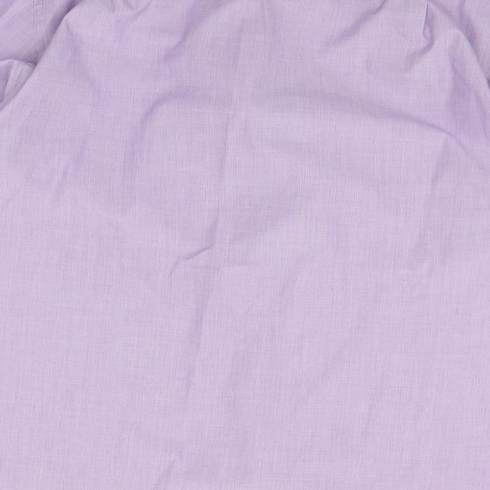 Debenhams Mens Purple    Button-Up Size 17
