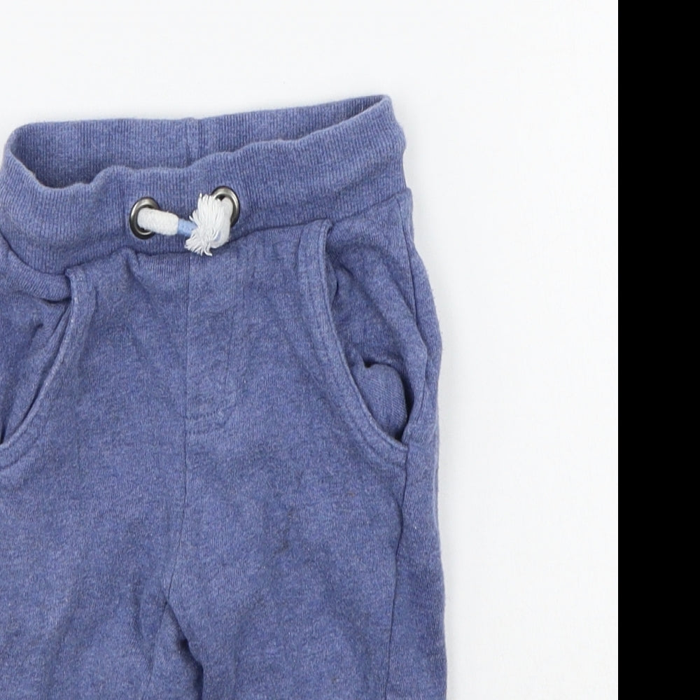 Mother Care Girls Blue   Jogger Trousers Size 12-18 Months