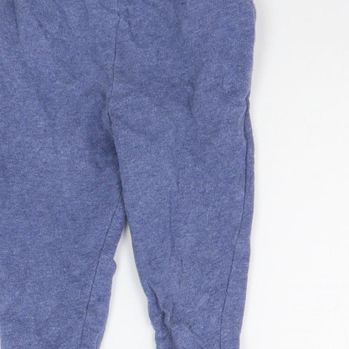 Mother Care Girls Blue   Jogger Trousers Size 12-18 Months
