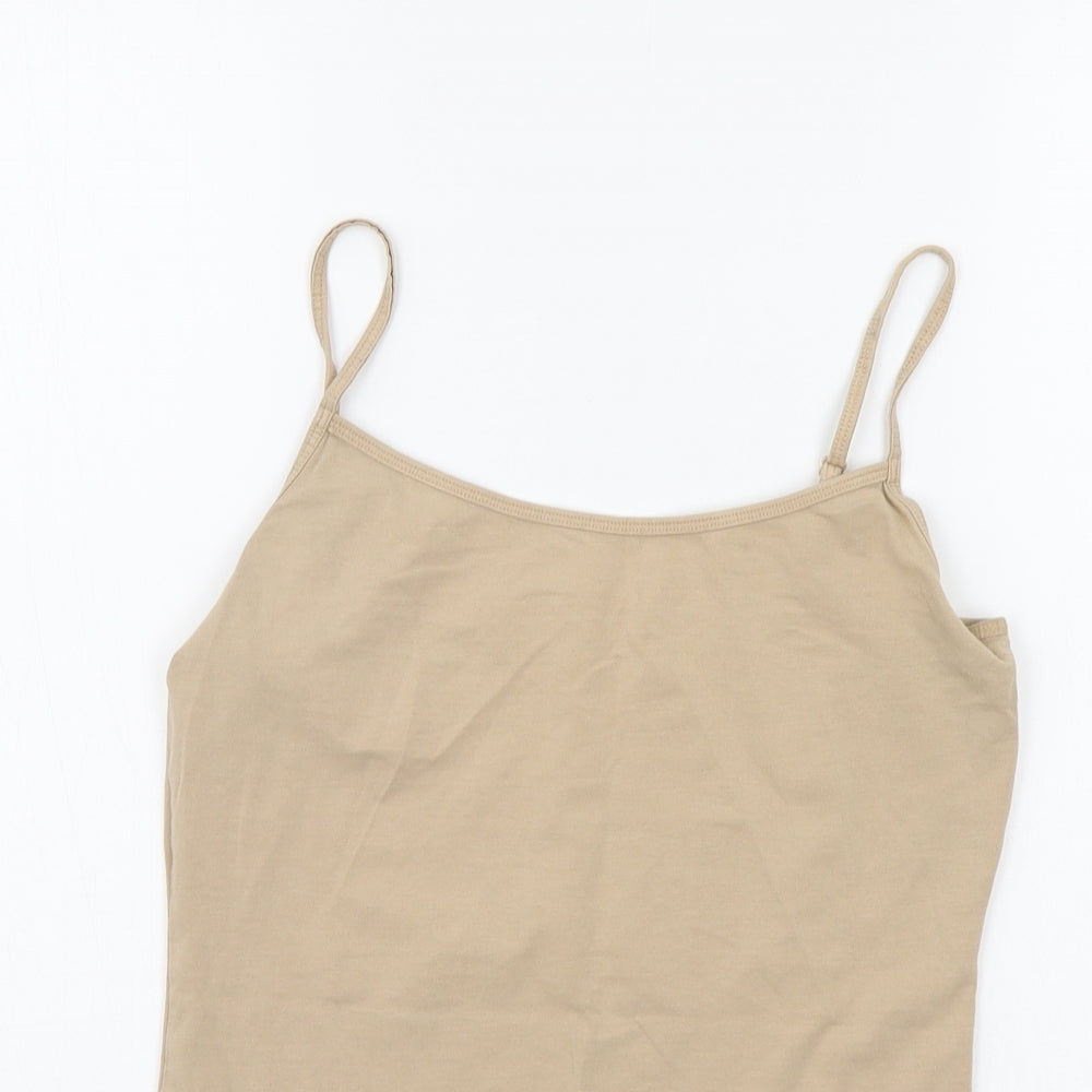 George Womens Beige   Basic Tank Size 10