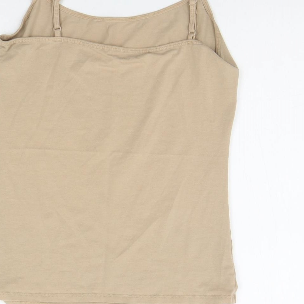 George Womens Beige   Basic Tank Size 10