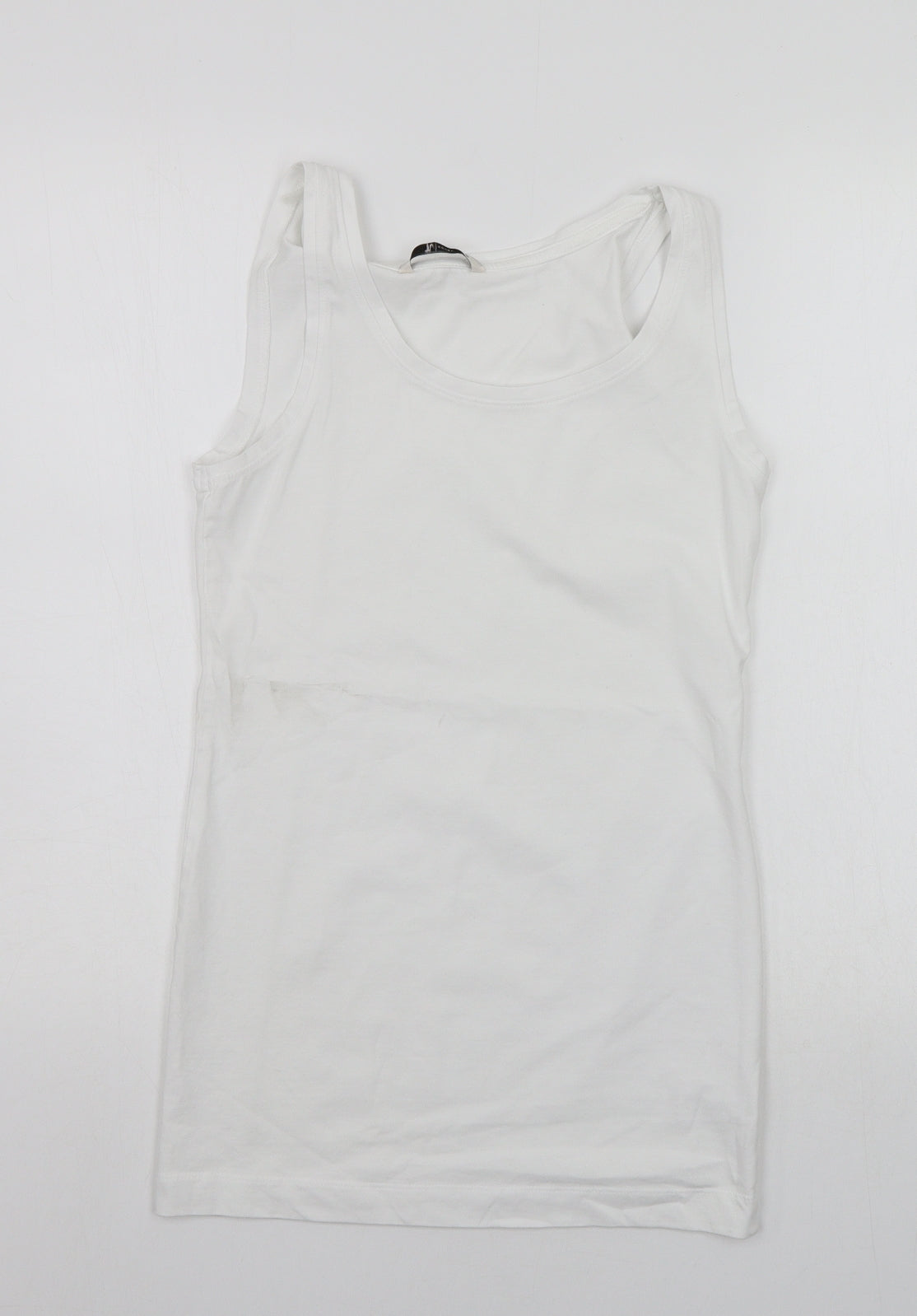 TU Womens White   Basic Tank Size 10