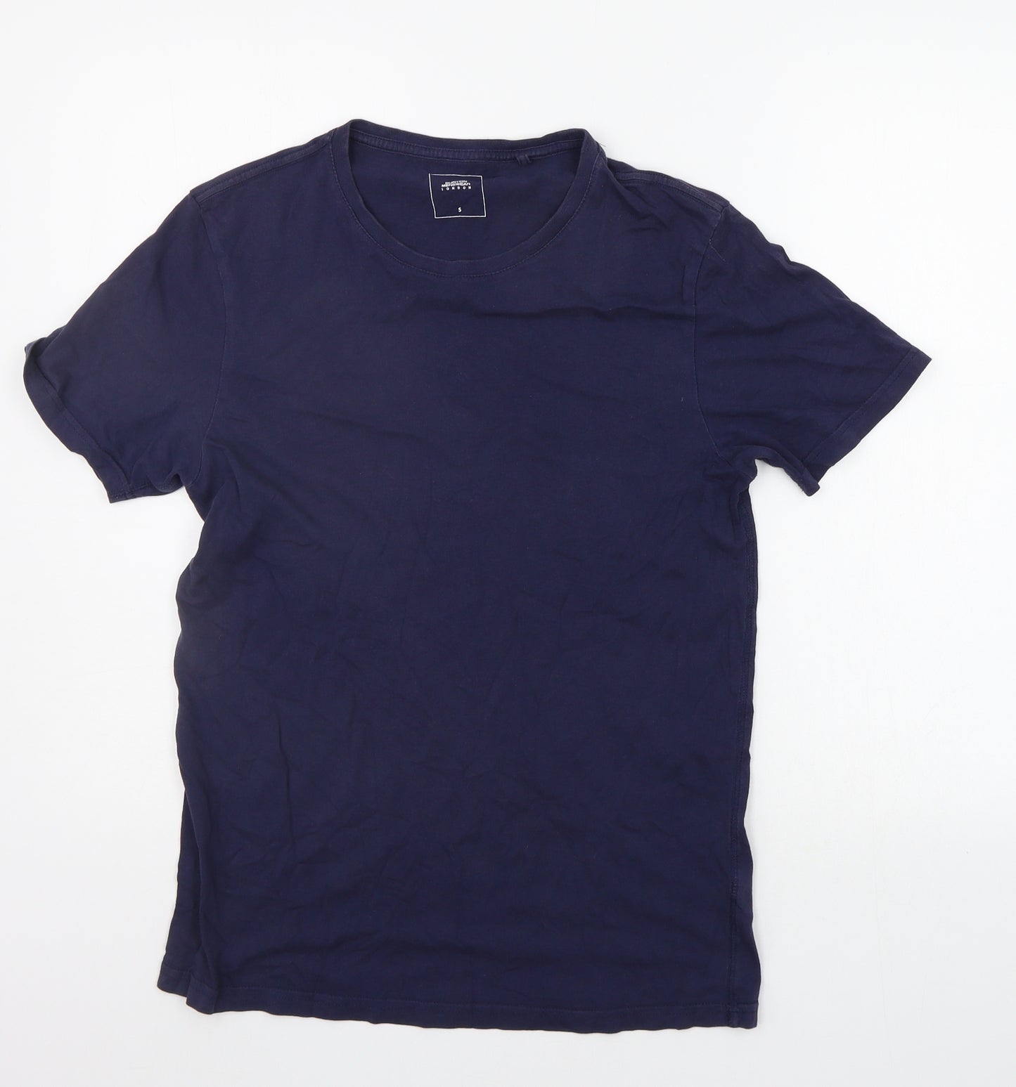 Burton menswear Mens Blue    T-Shirt Size S