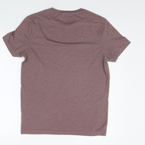 Burton Mens Purple    T-Shirt Size S