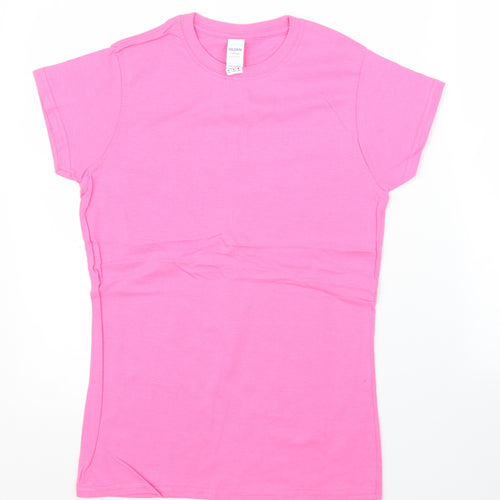 Gildan Womens Pink   Basic T-Shirt Size M