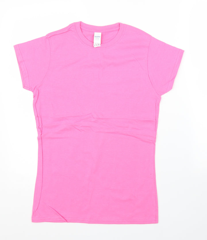 Gildan Womens Pink   Basic T-Shirt Size M