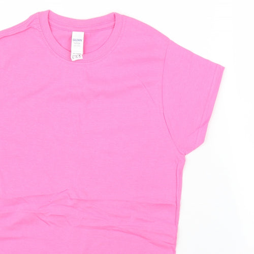 Gildan Womens Pink   Basic T-Shirt Size M