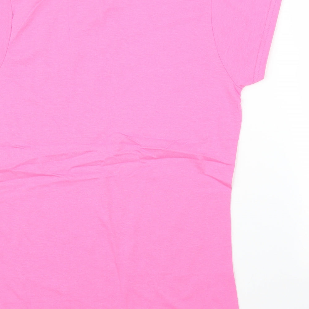 Gildan Womens Pink   Basic T-Shirt Size M