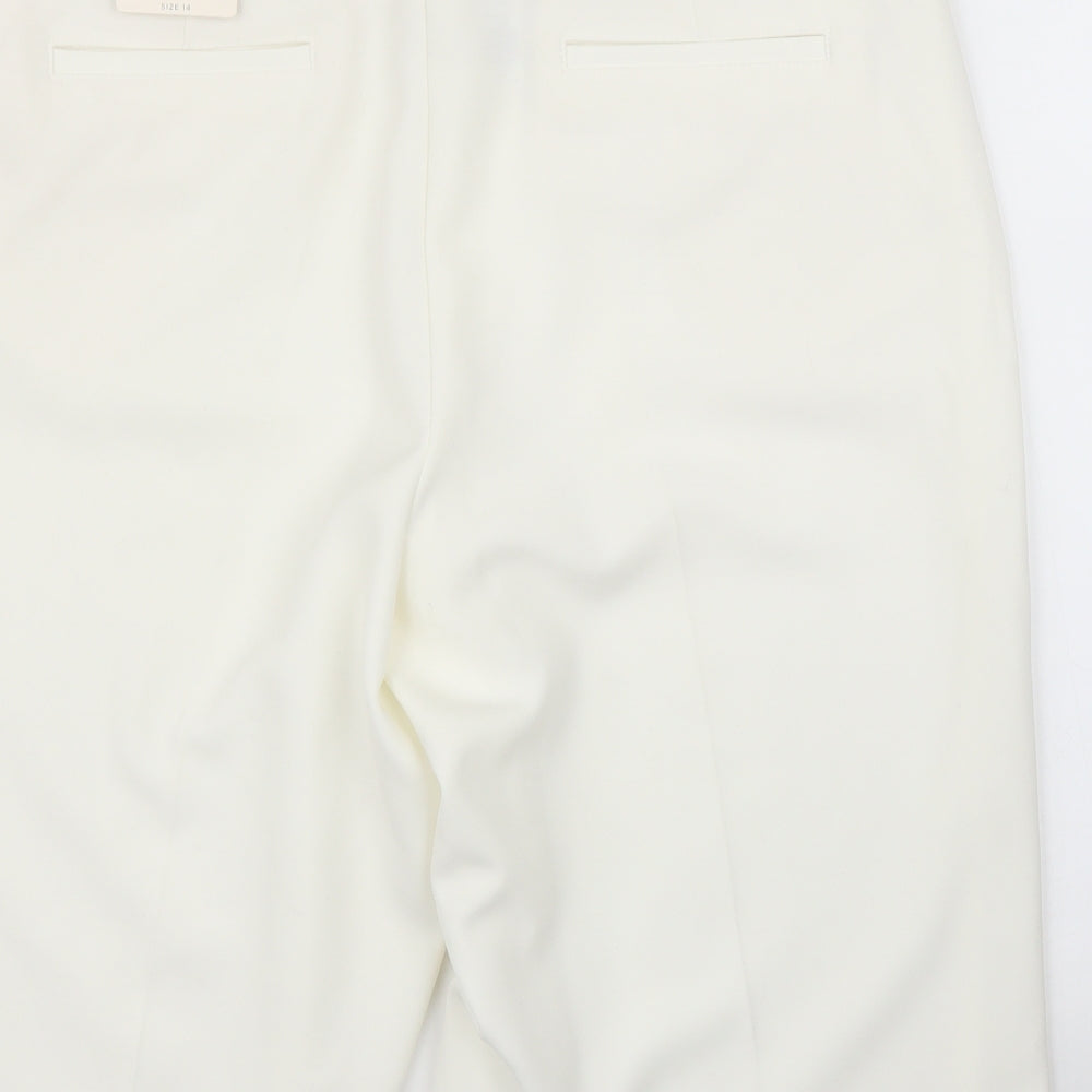M&S Womens Ivory   Bermuda Shorts Size 14