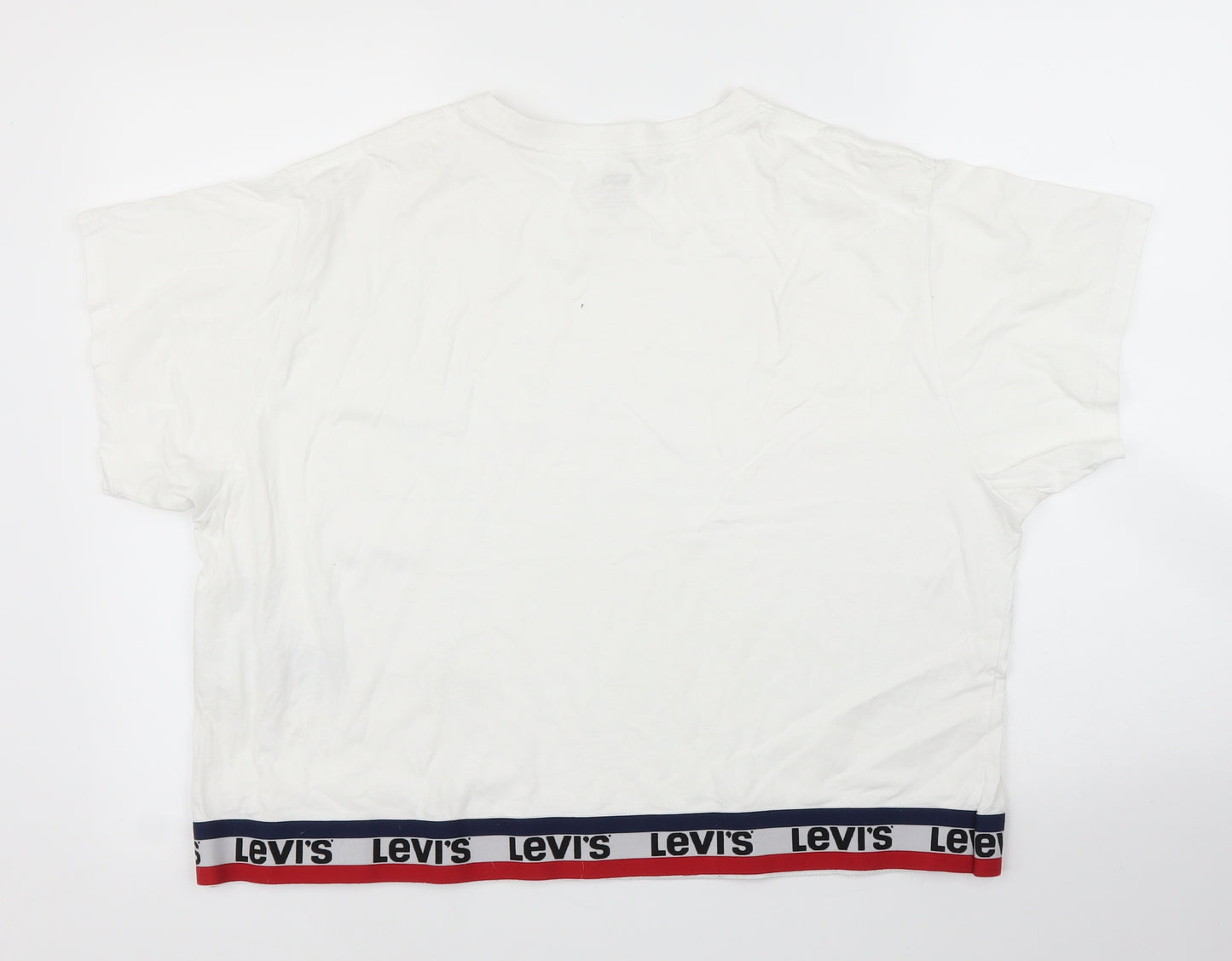 Levis Mens White    T-Shirt Size L